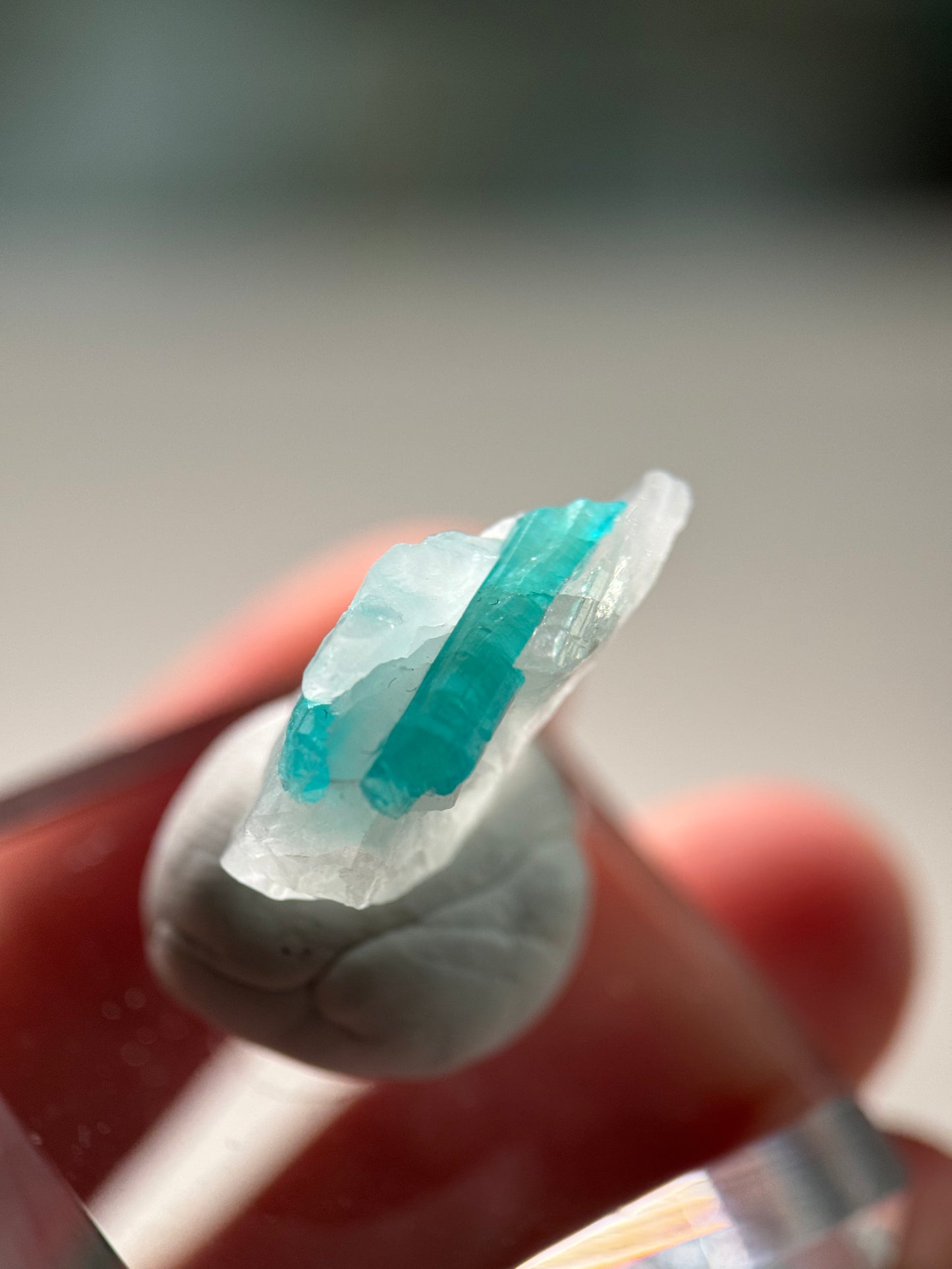 Paraiba Tourmaline in matrix