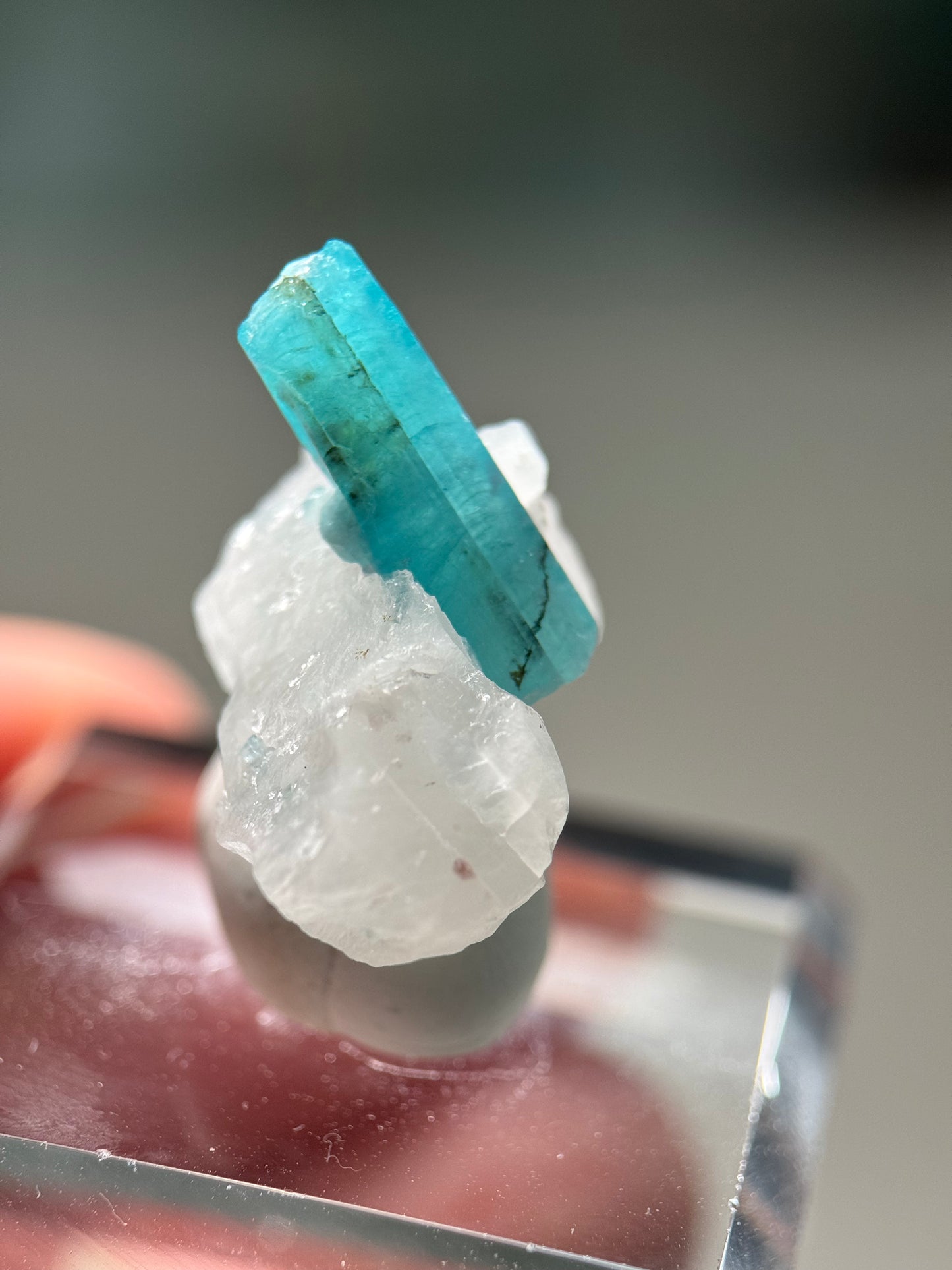 Paraiba Tourmaline in matrix